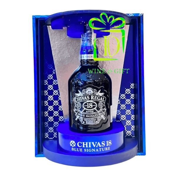 RƯỢU CHIVAS 18 BLUE SIGNATURE HỘP QUÀ TẾT 2023