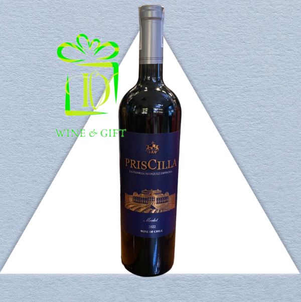 Vang PrisCilla Merlot 750ml