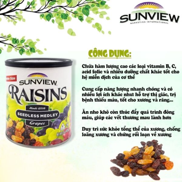 Sunview Raisins 425g