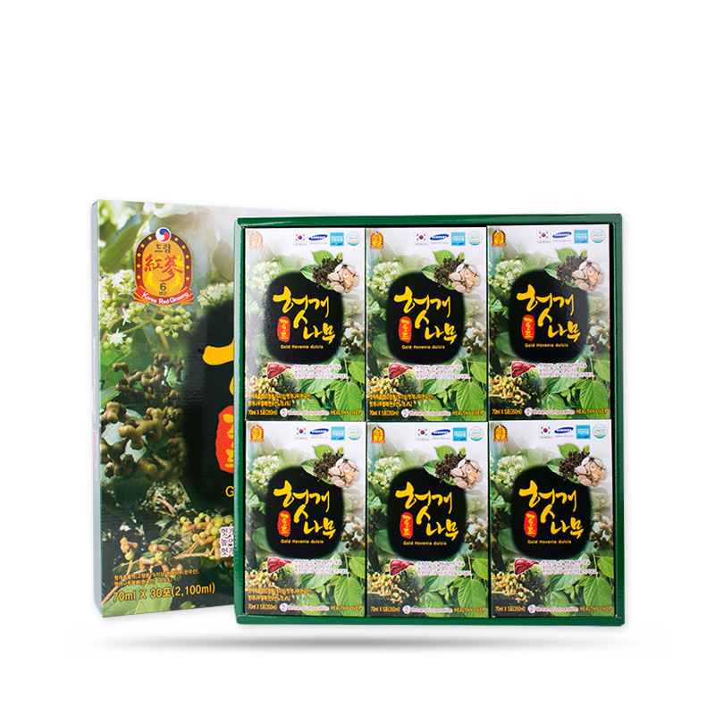 Nước Giải Rượu Bổ Gan Gold Hovenia Dulcis (70ml x 30 gói)